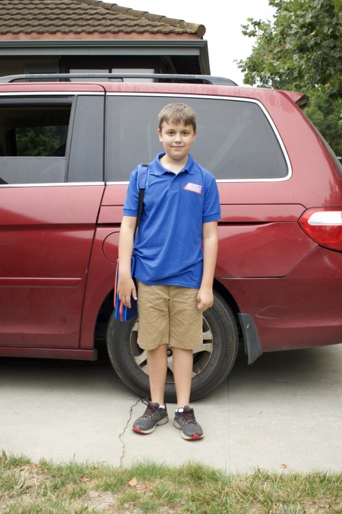 Joe's first day of seventh grade