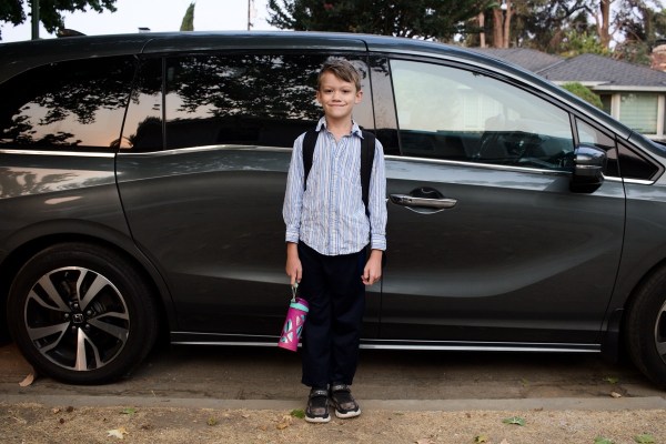 William on His First Day of School